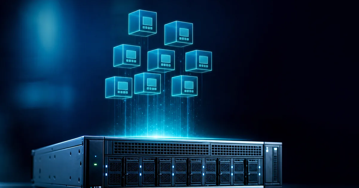 Why run a room full of servers when a couple will do?